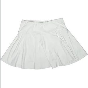 White Flared Skirt
